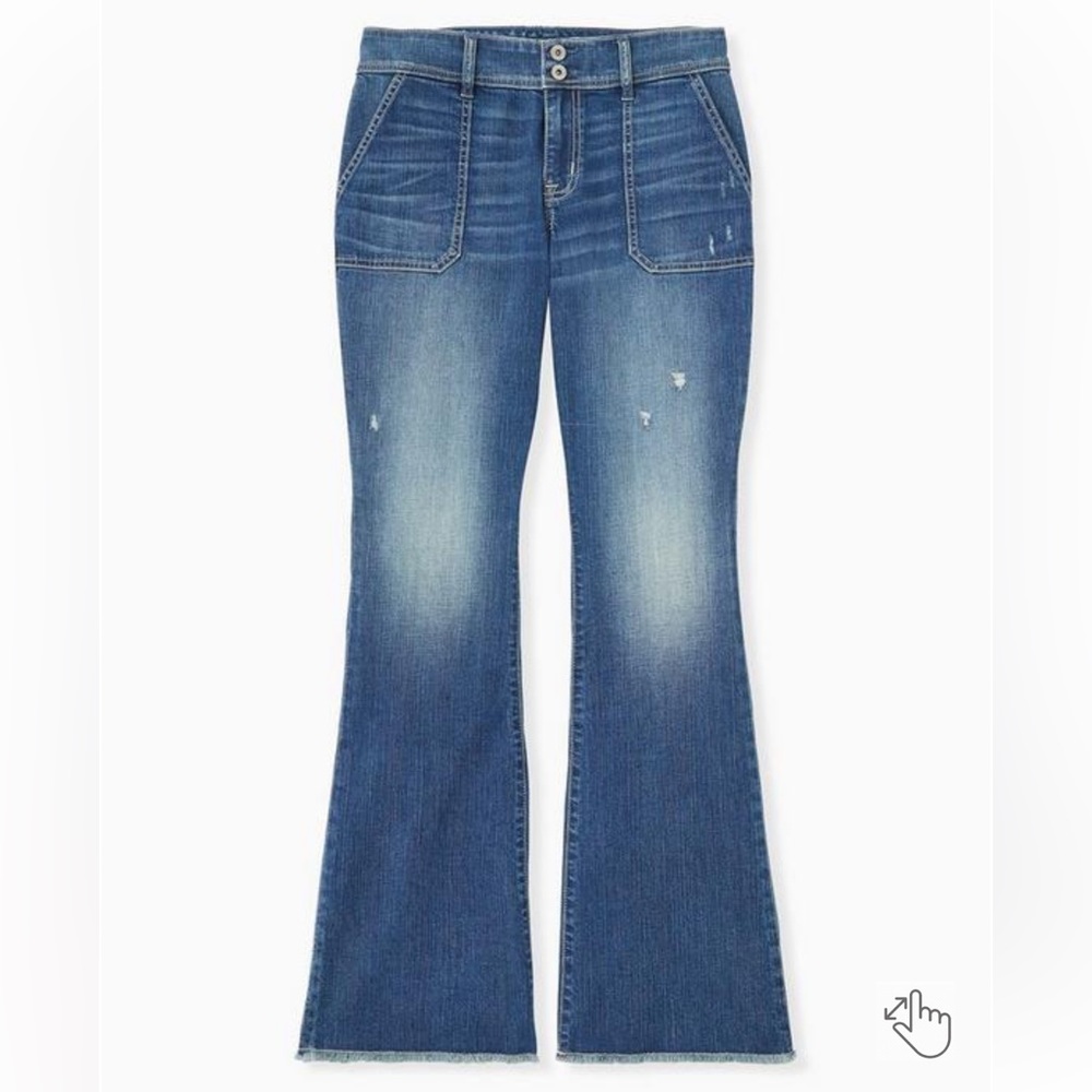 Torrid Flare Vintage Stretch Mid-rise Jean